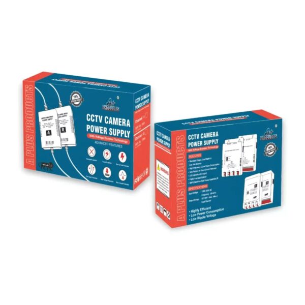 A+Products CCTV Power Supply 4ch Metal 12v/4a (Single Output)