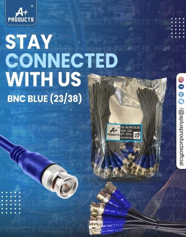 A+ PRODUCTS BNC CONNECTOR COPPER WIRE MALE (23/38)