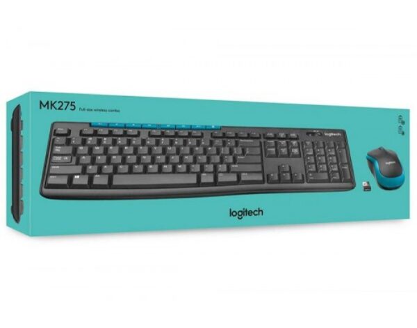 LOGITECH KEYBOARD MOUSE COMBO WIRELESS MK275