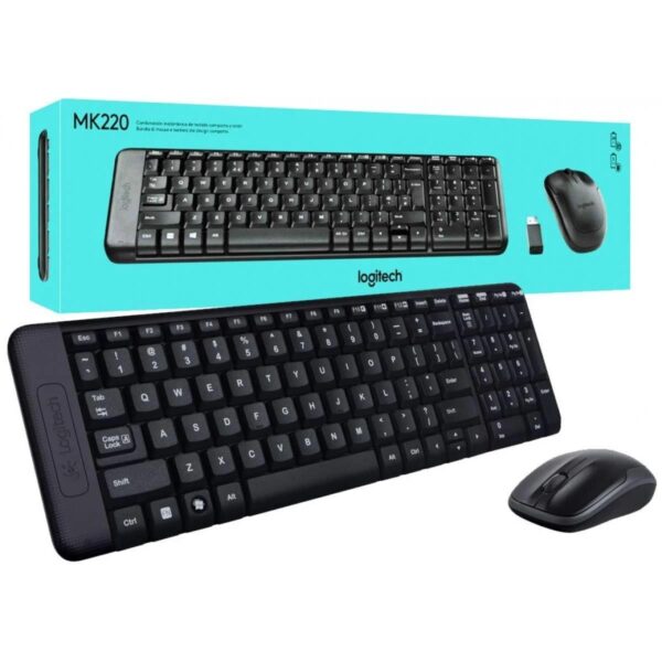 LOGITECH WIRELESS KEYBOARD MOUSE COMBO MK220