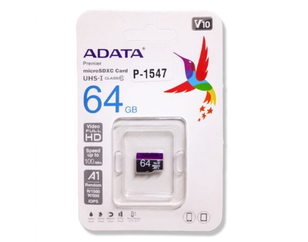 ADATA MICRO SD 64GB V10 (5 YEARS)