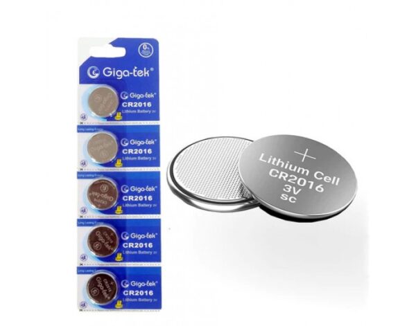 CMOS BATTERY ( 3V ) CR2016 GIGATEK (Pack of 30)