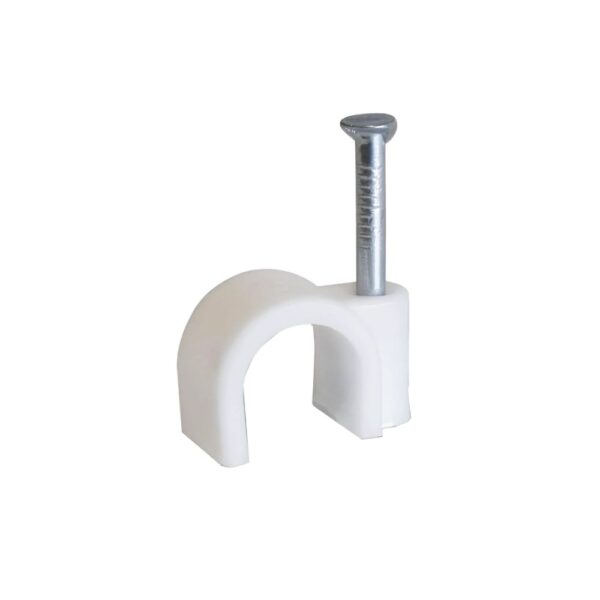 CABLE CLIPS 12MM 100 PCS WITH METAL NAILS