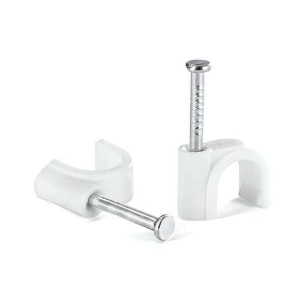 CABLE CLIPS 10MM 100 PCS WITH METAL NAILS