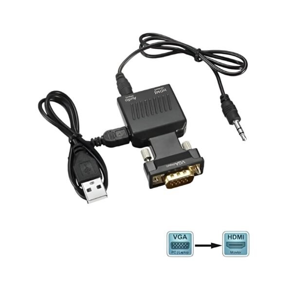 VGA TO HDMI CONVERTER WITH AUDIO