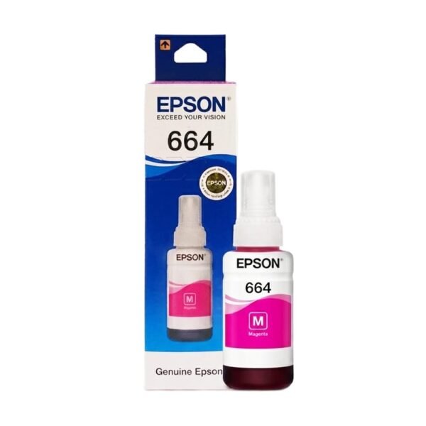 EPSON 664 MAGENTA GENUINE INKJET INK BOTTLE 70ML