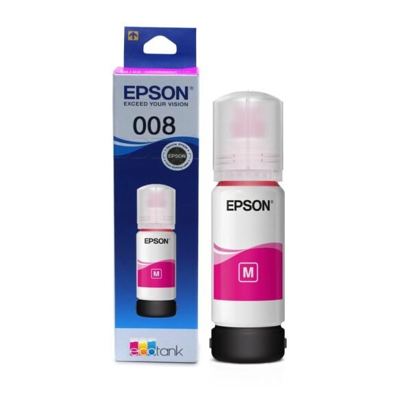 EPSON 008 MAGENTA GENUINE INKJET INK BOTTLE 70ML