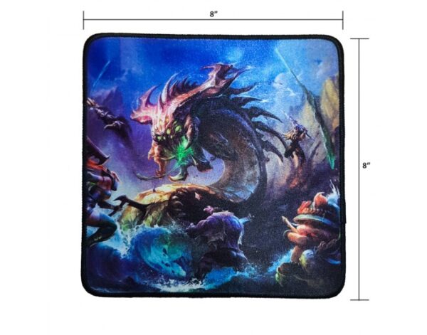 MOUSE PAD 8" X 8" (SILK GLIDING) WITH BORDER
