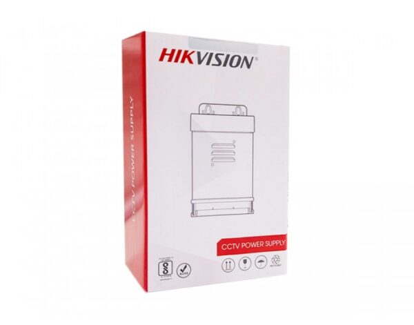 HIKVISION CCTV POWER SUPPLY 8CH (DUAL OUTPUT) 12V/10A