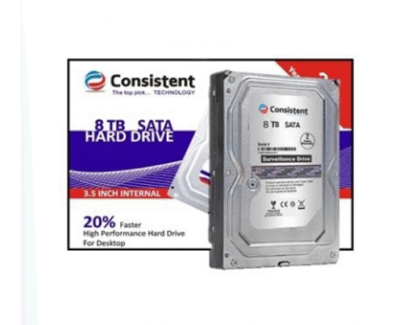 CONSISTENT PULLOUT INTERNAL HARD DISK 8TB SATA (2 YEAR) DESKTOP