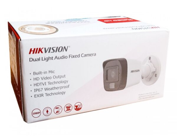 HIKVISION BULLET 2MP (16D0TLPFS) BUILT IN MIC WITH DUAL LIGHT