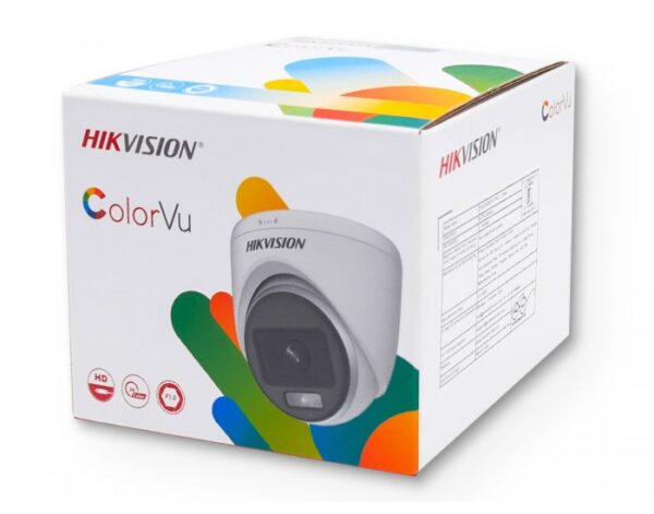 HIKVISION DOME 2MP NIGHT COLOUR (70DF0T PFS) 3.6MM BUILT IN MIC