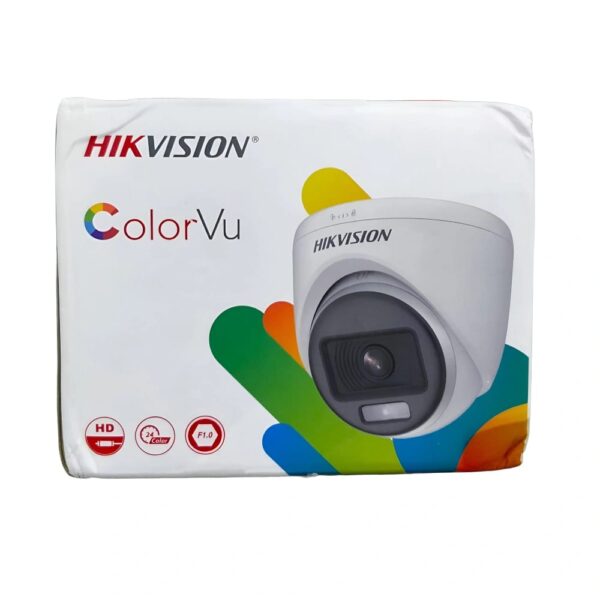 HIKVISION 2MP COLOR VIEW HD DOME CAMERA 2.8MM WITH AUDIO (2CE70DF0T-PFS)