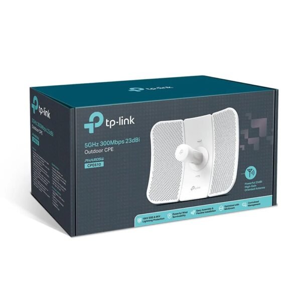 TP-LINK CPE610 5GHZ 300MBPS 23DBI OUTDOOR ACCESS POINT TO POINT (P2P)