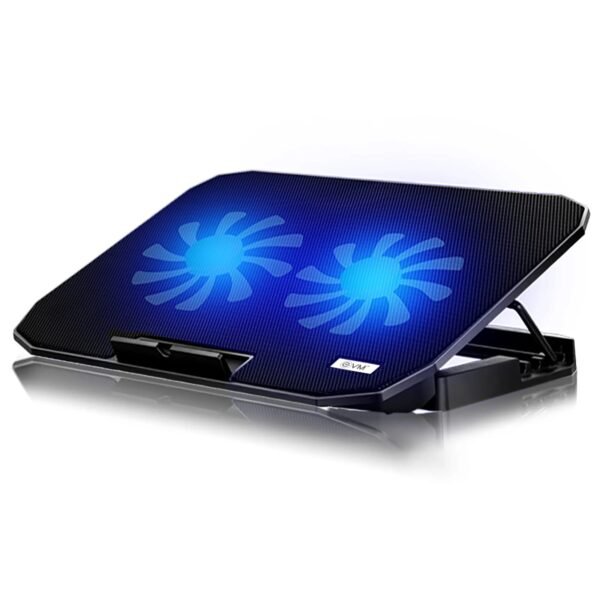 EVM LAPTOP COOLING PAD WITH DUAL LED FANS FOR 15.6 INCH LAPTOPS