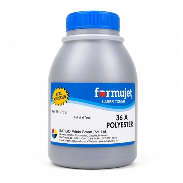 FIRMUJET LASER TONER POWDER HP POLYESTER 36A | 88A 70GM BLACK