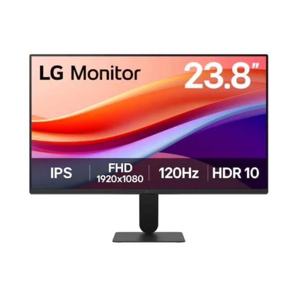 LG LED MONITOR 24" FHD IPS 120HZ WITH HDMI | VGA (24U411A-BN)