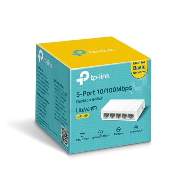 TP-LINK DESKTOP LAN SWITCH 5 PORT NORMAL