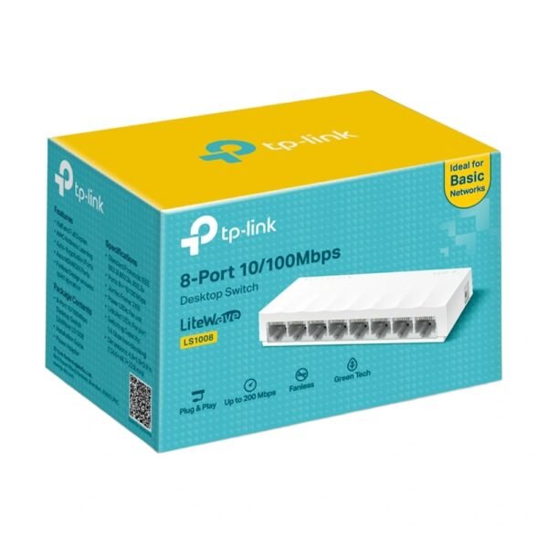 TP-LINK DESKTOP LAN SWITCH 8 PORT NORMAL