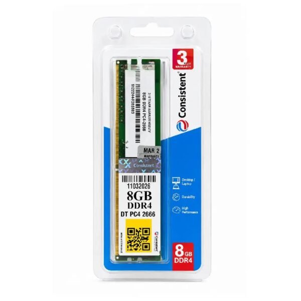 CONSISTENT DESKTOP RAM 8GB DDR4 2666MHZ