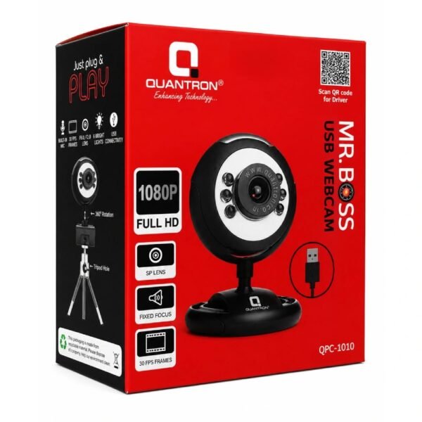 QUANTRON QPC1010 500K PIXELA USB WEBCAM