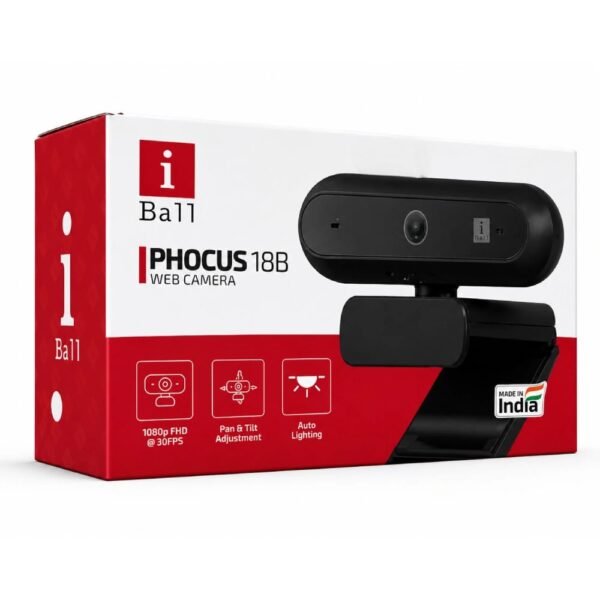 IBALL WEBCAM  FHD 1080P PHOCUS 18B