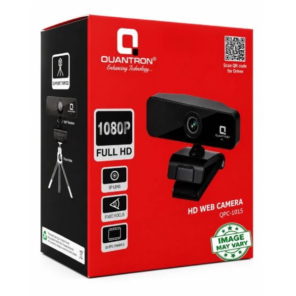 QUANTRON QPC-1015 1080P 5MP FULL HD USB WEBCAM