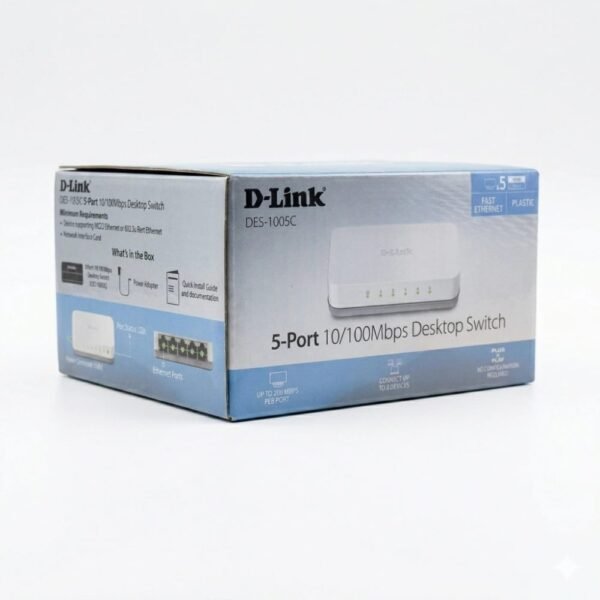 D-LINK DESKTOP LAN SWITCH 5 PORT NORMAL