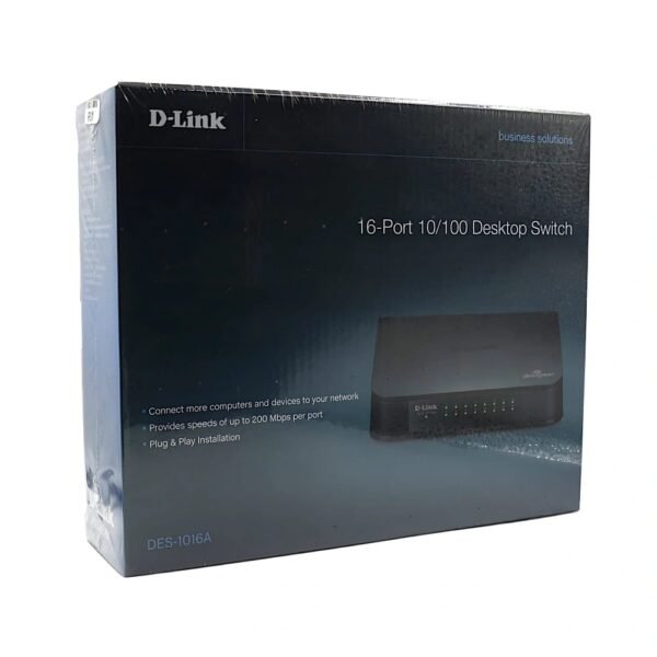 D-LINK DESKTOP LAN SWITCH 16 PORT NORMAL