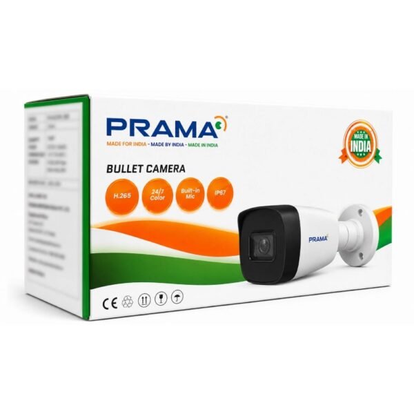 PRAMA IP BULLET CAMERA 2MP 4MM (120D3-N)