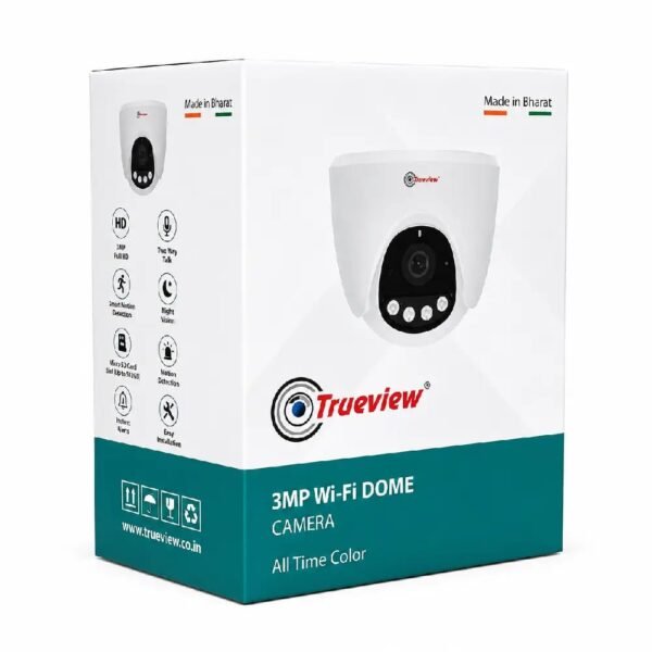 TRUEVIEW 3MP Wi-Fi DOME CAMERA WITH TWO WAY AUDIO (T18294S)