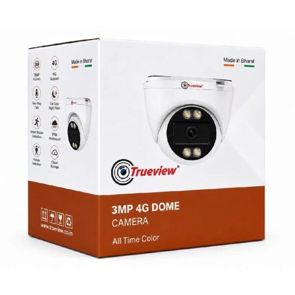 TRUEVIEW 3MP 4G DOME COLOR CAMERA WITH TWO WAY AUDIO T18185SF (10X ZOOM)