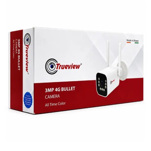 TRUEVIEW 3MP 4G BULLET COLOR CAMERA WITH TWO WAY AUDIO T18175SF (10X ZOOM)