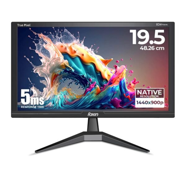 FOXIN LED MONITOR 19.5" HD 60HZ WITH HDMI | VGA (FM1950)