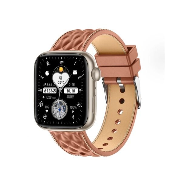 URBAN SMART WATCH 1.9" BUILT-IN AI VOICE ASSISTANCE WITH BT CALLING REGAL BROWN